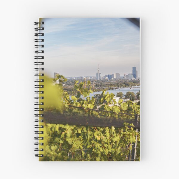 Item preview, Vine Leaves Framing the Vienna Skyline | Wine Country Print designed and sold by danmanYEAH.