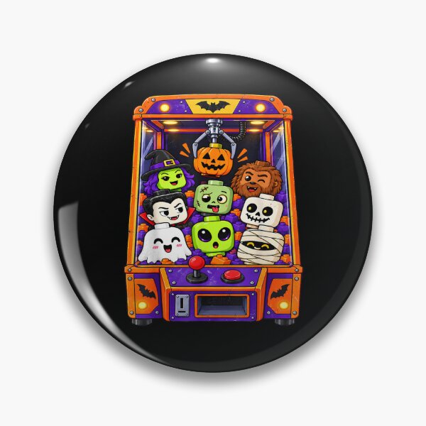 Item preview, Halloween Building Blocks Head Claw Machine Game Boys Kids  designed and sold by ArtByimamS.