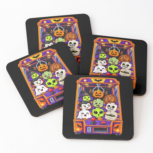 Item preview, Halloween Building Blocks Head Claw Machine Game Boys Kids  designed and sold by ArtByimamS.