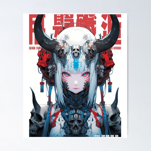 Item preview,  Cute Anime Demon Girl designed and sold by RocketDakota.