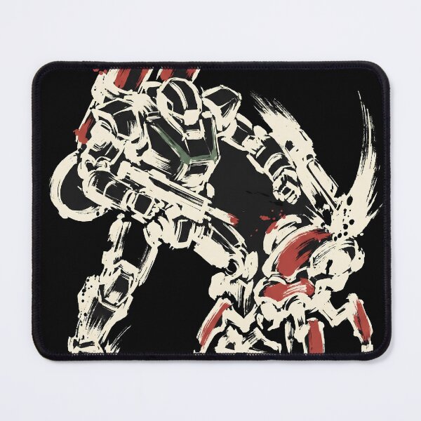 Item preview, A Mech Versus a Vek Into the Breach Sumi-e Gamer Graphic Tee designed and sold by Senpaiwaves.