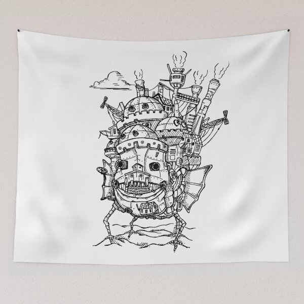 Item preview, HOWL'S MOVING CASTLE Retro designed and sold by PhilipNader.