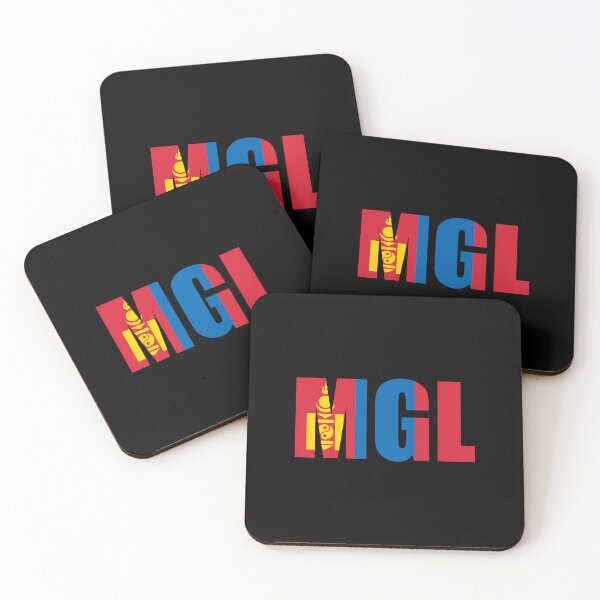 Item preview, Mongolia Flag Initials MN designed and sold by shitpostee.