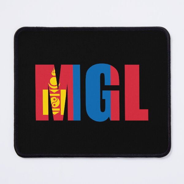 Item preview, Mongolia Flag Initials MN designed and sold by shitpostee.