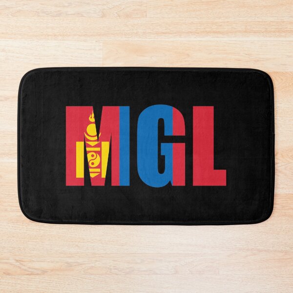 Item preview, Mongolia Flag Initials MN designed and sold by shitpostee.