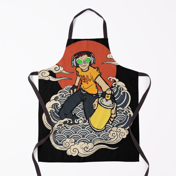 Item preview, Beat Spraying Graffiti Jet Set Radio Ukiyo-e Video Game Anime Shirt designed and sold by Senpaiwaves.
