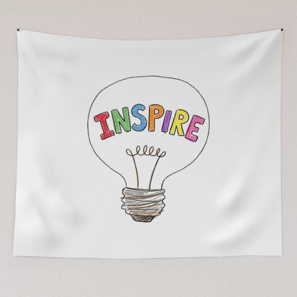 Item preview, Inspire Lightbulb Drawing designed and sold by PublicArtDesign.