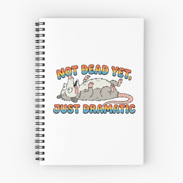 Item preview, Funny Opossum Playing Dead Dramatic Mood Meme designed and sold by Arc2020.