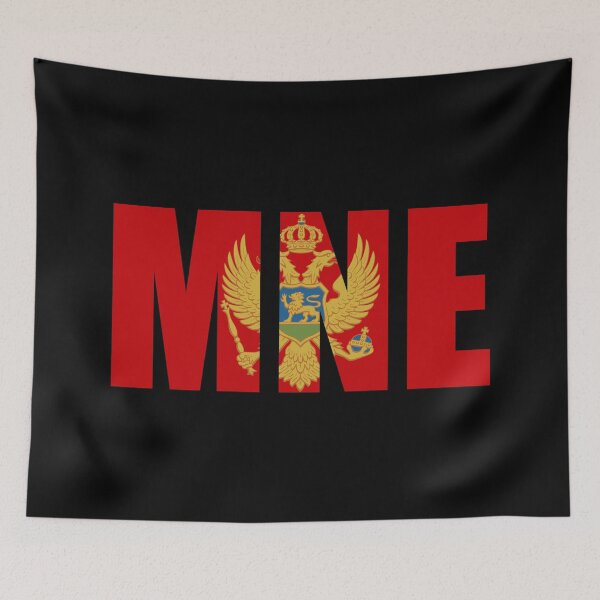 Item preview, Montenegro Flag Initials ME designed and sold by shitpostee.
