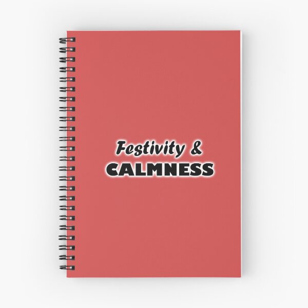 Item preview, Christmas Festivity and Calmness Typography designed and sold by annenambiro.