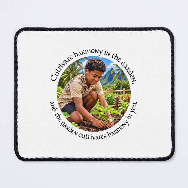 Item preview, Polynesian Harmony Proverb - Cultivate harmony in the garden | Pacific Art designed and sold by ShakaLife.org.