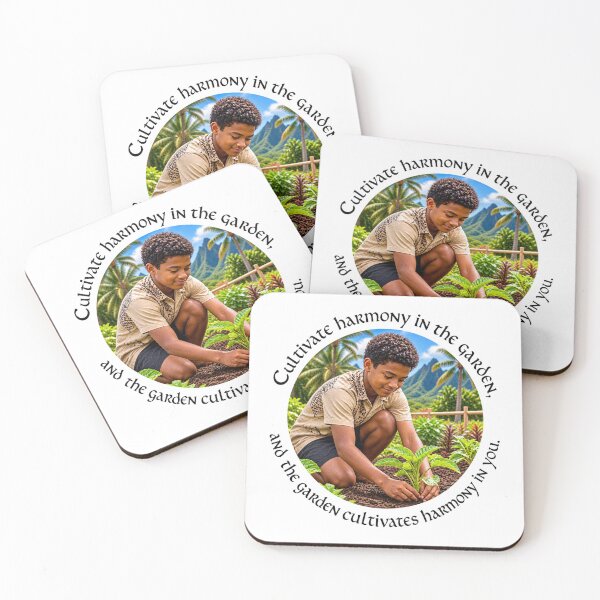 Item preview, Polynesian Harmony Proverb - Cultivate harmony in the garden | Pacific Art designed and sold by ShakaLife.org.