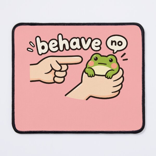 Item preview, Behave No Frog Sticker designed and sold by Ribeiro-Art.