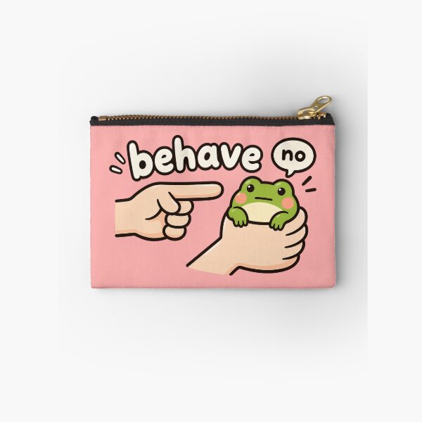 Item preview, Behave No Frog Sticker designed and sold by Ribeiro-Art.