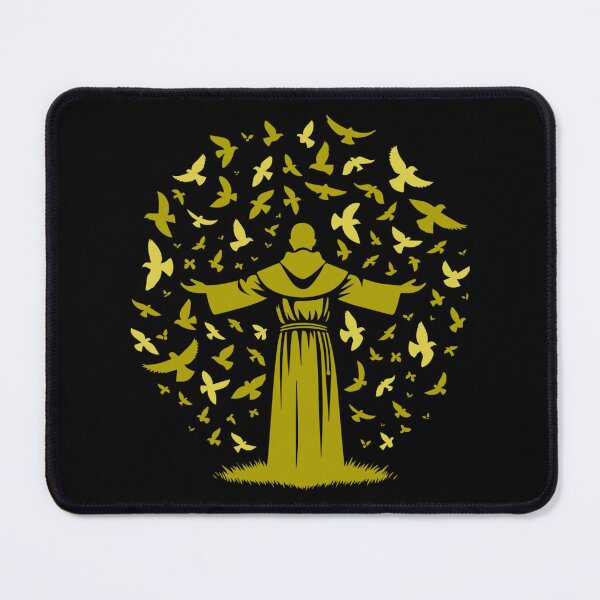 Item preview, St Francis of Assisi Patron Saint of Animals Birds Catholic designed and sold by geronkagogo.