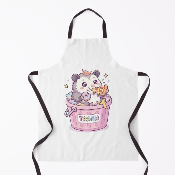 Item preview, Kawaii Cute Opossum Eating Trash Snacks Design designed and sold by Arc2020.