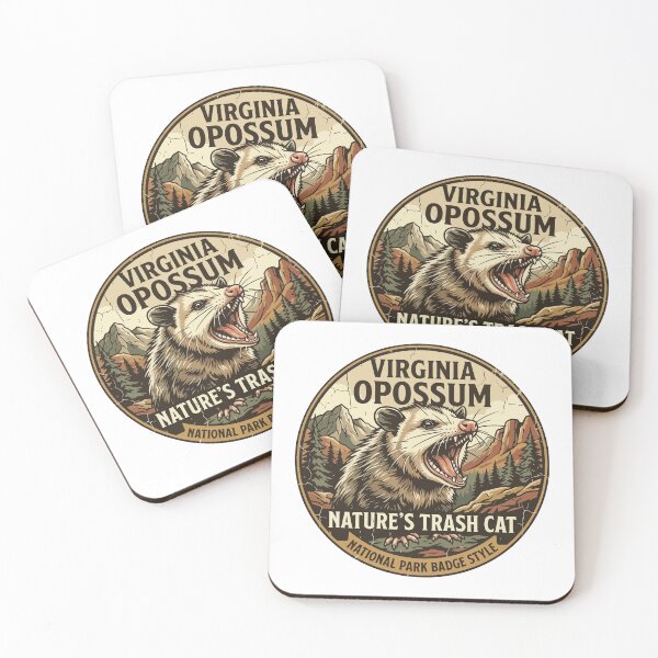 Item preview, Vintage Camping Opossum Screaming Internally Quote designed and sold by Arc2020.
