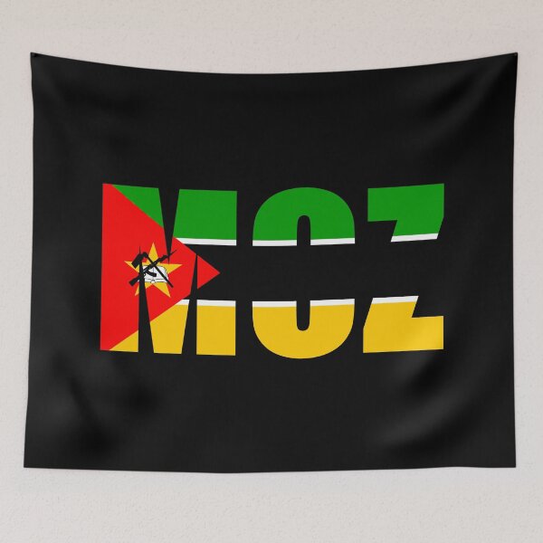 Item preview, Mozambique Flag Initials MZ designed and sold by shitpostee.