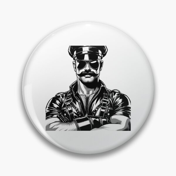 Item preview, Gay Leather Daddy Cruise Tom Of Finland Tribute Berlin German Pride Graphic Design designed and sold by reillymar-quar.