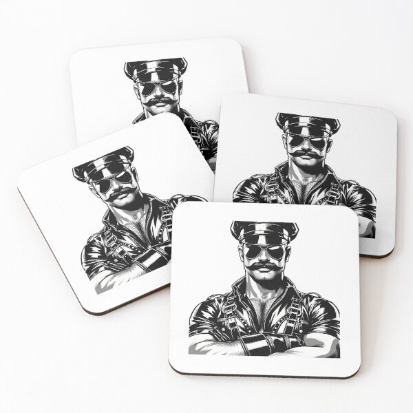 Item preview, Gay Leather Daddy Cruise Tom Of Finland Tribute Berlin German Pride Graphic Design designed and sold by reillymar-quar.