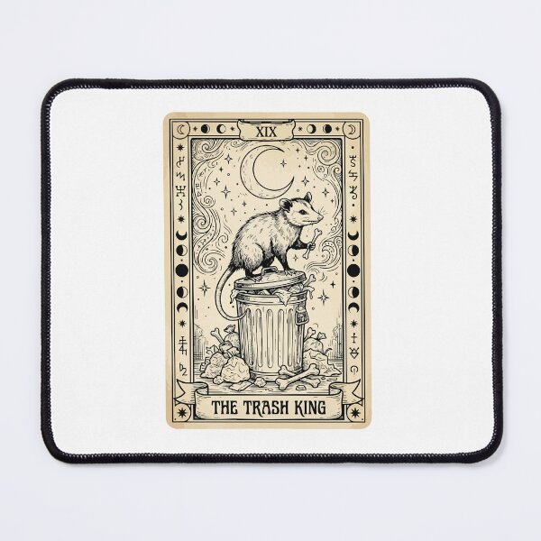 Item preview, Mystical Tarot Card Opossum Chaos Energy Aesthetic designed and sold by Arc2020.