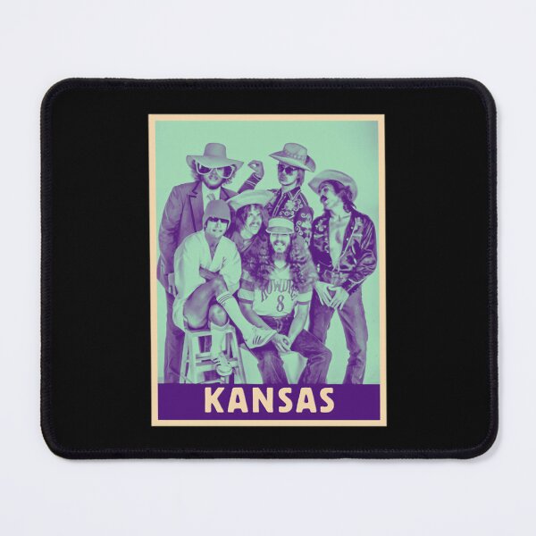 Item preview, Kansas Classic Rock Purple Vintage Band Portrait designed and sold by JuniorGoyett.