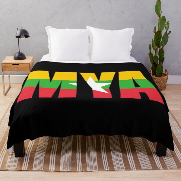 Item preview, Myanmar Flag Initials MM designed and sold by shitpostee.