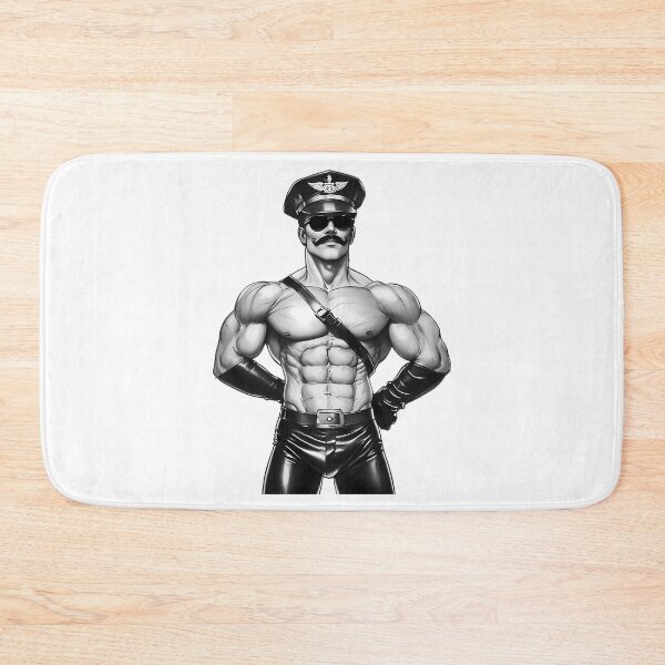 Item preview, Gay Leather Uniform Daddy Tom Of Finland Tribute Berlin German Pride Graphic Design designed and sold by reillymar-quar.