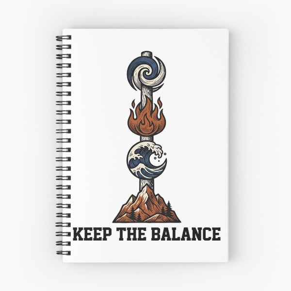 Item preview, The Last Airbender Keep the Balance Four Elements Totem designed and sold by Lolik Designs.