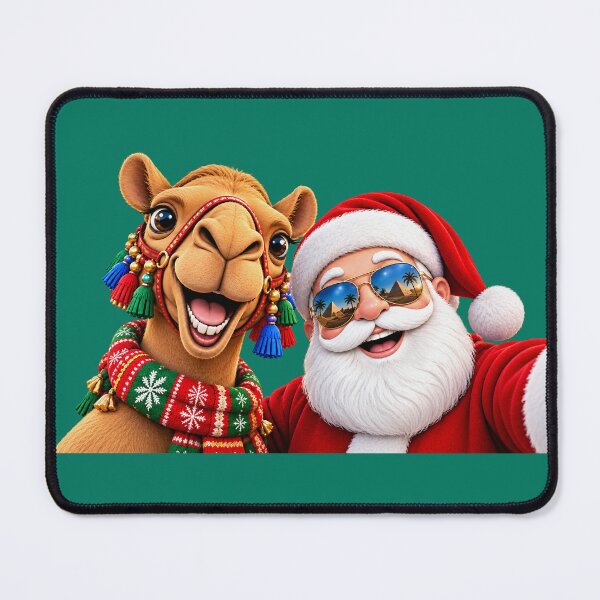 Item preview, Santa & the Desert Camel – Christmas in Egypt designed and sold by NEFERSIGN.
