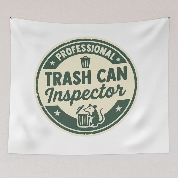 Item preview, Professional Trash Can Inspector Funny Opossum designed and sold by Arc2020.