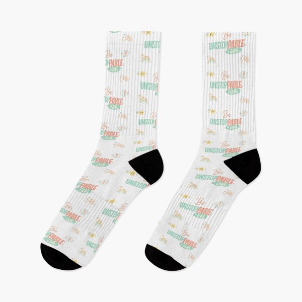 Item preview, Be Unstoppable‑ish – Pastel Motivational Typography Design with Playful Corner Accents designed and sold by EdgeSphere.