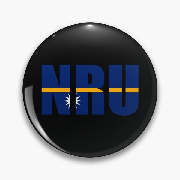Item preview, Nauru Flag Initials NR designed and sold by shitpostee.