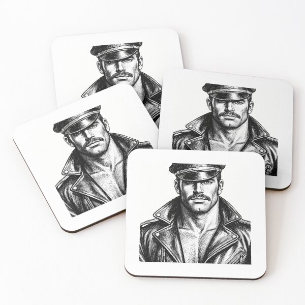 Item preview, Gay Leather Biker Heat Berlin Bar Art Design designed and sold by reillymar-quar.