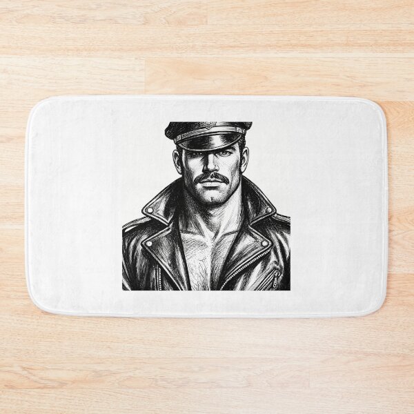 Item preview, Gay Leather Biker Heat Berlin Bar Art Design designed and sold by reillymar-quar.