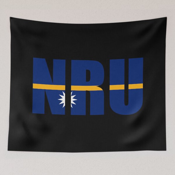 Item preview, Nauru Flag Initials NR designed and sold by shitpostee.