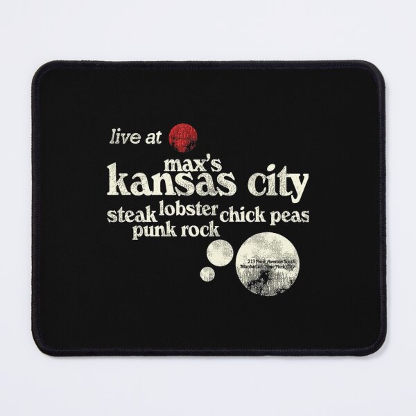 Item preview, Maxs Kansas City Vintage Punk Rock Typography designed and sold by JuniorGoyett.