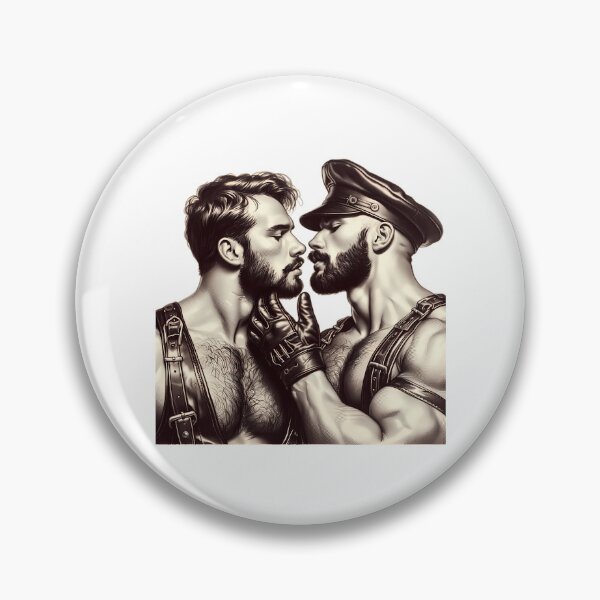 Item preview, Leather Daddies 'Come Here' Berlin Gay Leder Pride Graphic Design designed and sold by reillymar-quar.