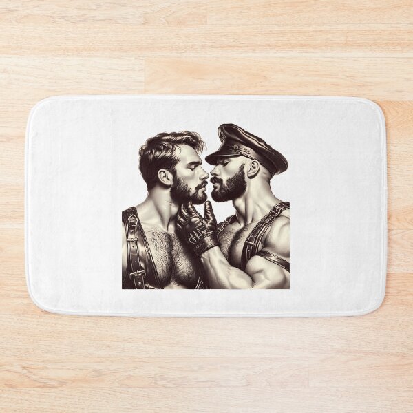 Item preview, Leather Daddies 'Come Here' Berlin Gay Leder Pride Graphic Design designed and sold by reillymar-quar.