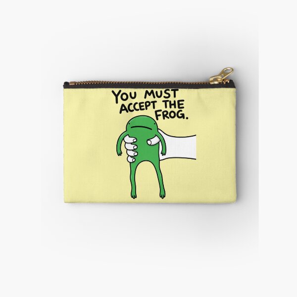 Item preview, You Must Accept the Frog Sticker designed and sold by nasr-say.