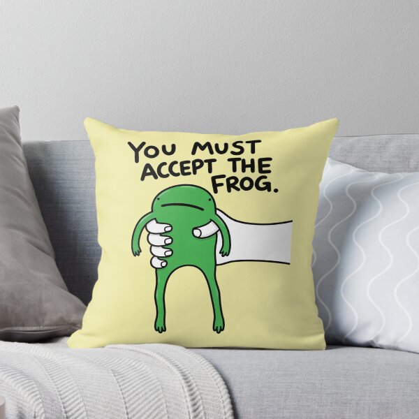 Item preview, You Must Accept the Frog Sticker designed and sold by nasr-say.