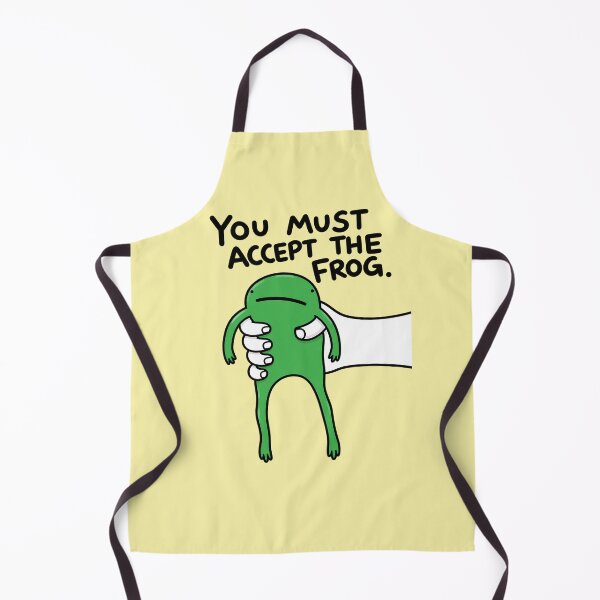 Item preview, You Must Accept the Frog Sticker designed and sold by nasr-say.