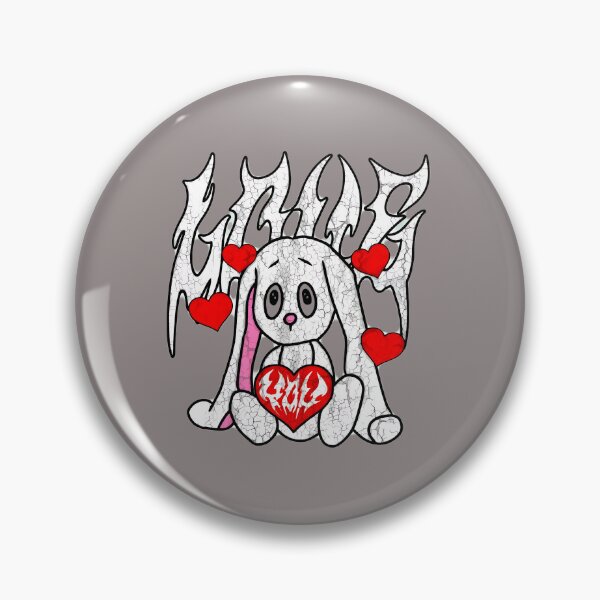 Item preview, Distressed Grunge Bunny Love Heart Emo Tee-62 designed and sold by TimHahn.