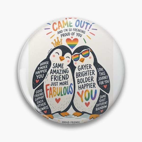 Item preview, You Came Out and I Am Proud of You Rainbow Friendship Celebration designed and sold by StampMyPassport.
