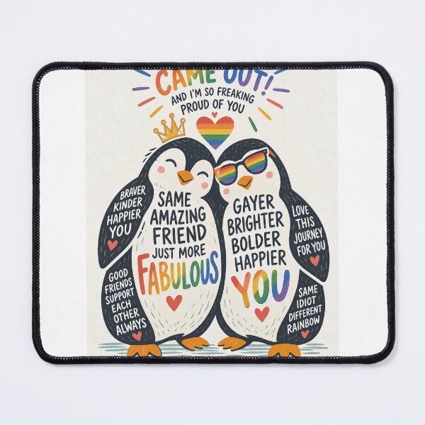 Item preview, You Came Out and I Am Proud of You Rainbow Friendship Celebration designed and sold by StampMyPassport.