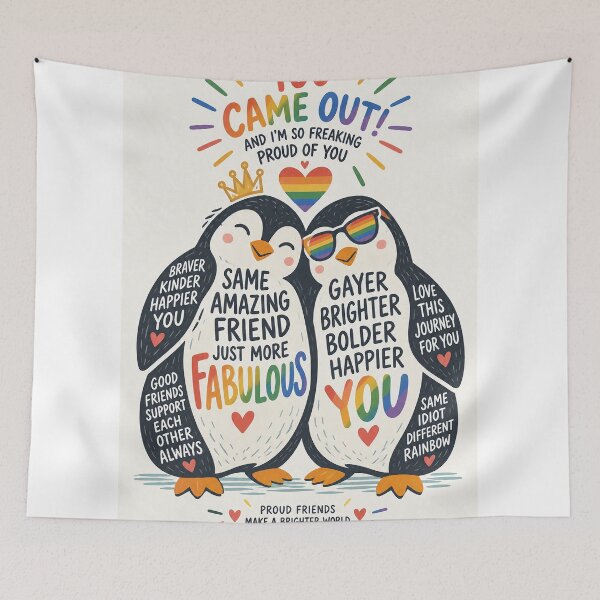 Item preview, You Came Out and I Am Proud of You Rainbow Friendship Celebration designed and sold by StampMyPassport.