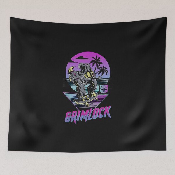 Item preview, Tr4nsformersz Grimlock Skater Beach Paradise Color Pop Logo designed and sold by ElenaDennis50.