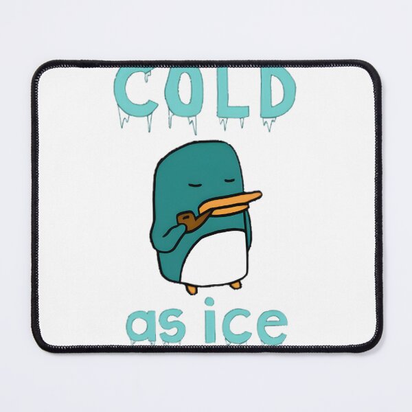 Item preview, Cool Penguin Relaxing with Soothing Pipe in Frosty Setting designed and sold by LagertaWorld.