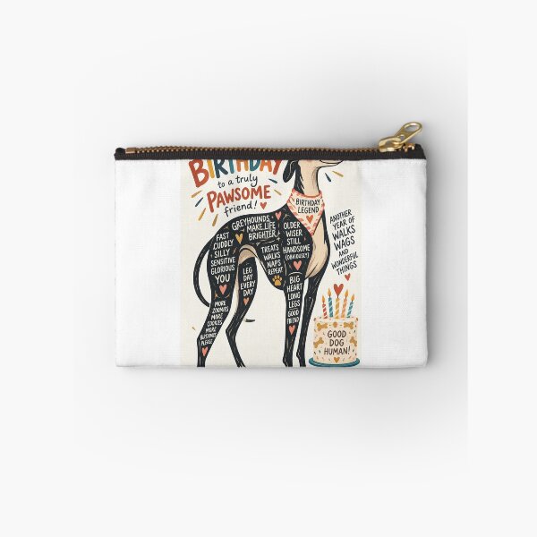 Item preview, Happy Birthday to a Truly Pawsome Greyhound Friend designed and sold by StampMyPassport.