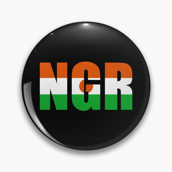 Item preview, Niger Flag Initials NE designed and sold by shitpostee.